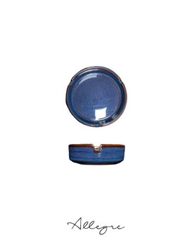 3.5 in. Ash Tray - Harmony Blue