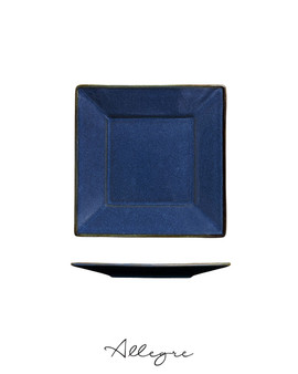 8 in. Square Salad Plate - Harmony Blue