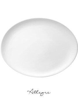 18 in. Oval Serving Plate for 15 to 18 Persons - Oriental