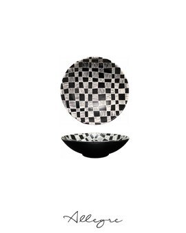 280 ml Small Salad/ Side Dish for 1 Person 5.5 in. - Checkers Ebony