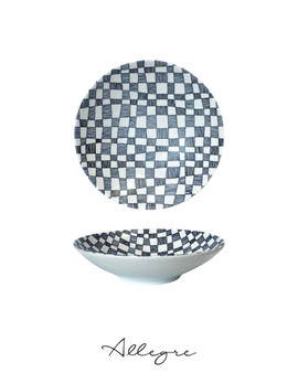 600 ml Medium Single Salad & Soup Bowl/ Serving Bowl for 2 Persons 7.5 in. - Checkers Ivory