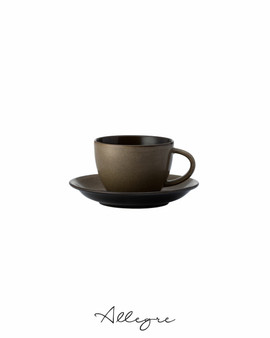 186 ml Coffee/ Tea Cup and 6 in. Saucer - Rustic Chestnut