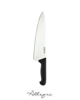 9 in. Blade Chef's Knife, Black Handle, Professional Grade - Professional