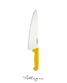 9 in. Blade Chef's Knife, Yellow Handle, Professional Grade - Professional