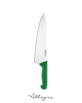 9 in. Blade Chef's Knife, Green Handle, Professional Grade - Professional