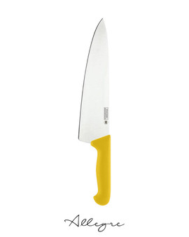 10 in. Blade Chef's Knife, Yellow Handle, Professional Grade - Professional