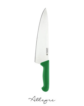 10 in. Blade Chef's Knife, Green Handle, Professional Grade - Professional