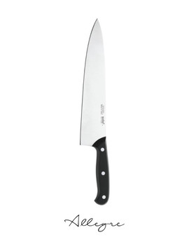 10 in. Blade Chef's Knife, Black Handle, Professional Grade - EuroPro Solo