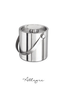 Premier Double Wall Stainless Steel Ice Bucket 1.8 L with Handle & Cover