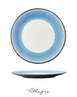 11.25 in. Dinner Plate/ Serving Plate for 2 to 3 Persons - Bloom Moonstone