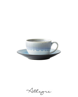 253 ml Coffee/ Tea Cup and 6.5 in. Saucer - Bloom Moonstone