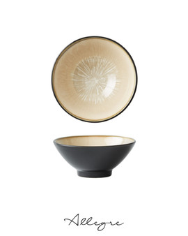 694 ml Ramen/ Serving V-Bowl for 3 to 4 Persons 7 in. - Bloom Limestone