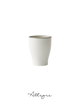 247 ml Tumbler/ Tea Cup - MOD Dusted White
