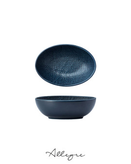 290 ml Oval Sauce/ Rice Bowl 5.75 in. - Knit Navy Blue