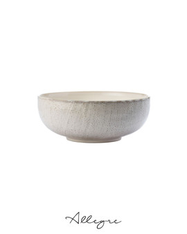 966 ml Serving Bowl for 3 to 4 Persons/ Large Ramen, Noodle Bowl 7.25 in. - Knit Warm Beige