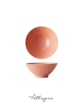 398 ml Soup/ Rice V-Bowl 6 in. - Lava Rusty Pink