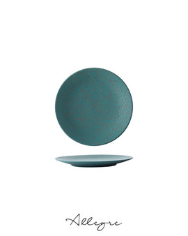 6.25 in. Bread Bun, Pastry, Cocktail Plate - Lava Rusty Teal