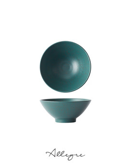 398 ml Soup/ Rice V-Bowl 6 in. - Lava Rusty Teal