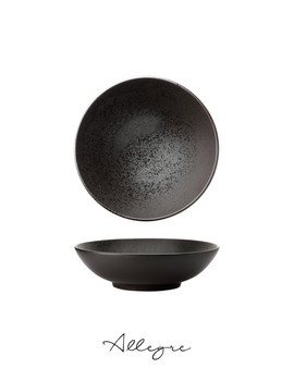 600 ml Medium Single Salad & Soup Bowl/ Serving Bowl for 2 Persons 7.5 in. - Lava Ash Brown