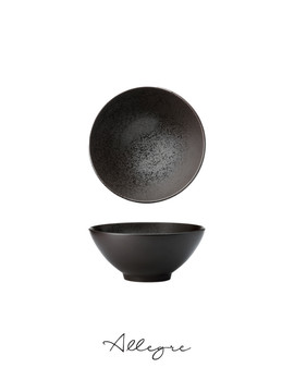 398 ml Soup/ Rice V-Bowl 6 in. - Lava Ash Brown