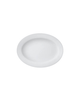 9 in. Oval Rim Salad Plate 70 ml (2 oz) - Eco