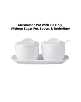 188 ml (6 oz) Marmalade Pot with Notched Lid 3.5 in. - Eco