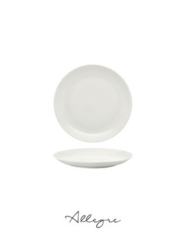 6.4 in. Bread Bun, Pastry, Cocktail Plate - Prism Coupe Shape