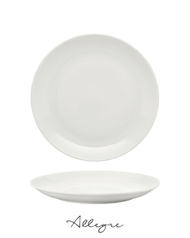 10.3 in. Dinner Plate/ Serving Plate for 2 to 3 Persons - Prism Coupe Shape