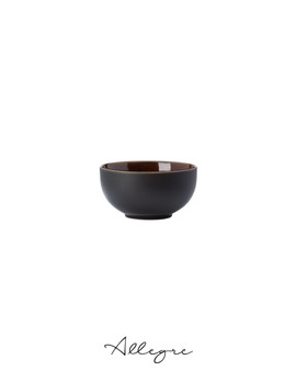 436 ml Bowl for soup, cereal, congee 5 in. - Rustic Crimson
