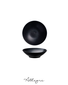 280 ml Small Salad Dish/ Side Dish for 1 Person 5.5 in. - Urban Black