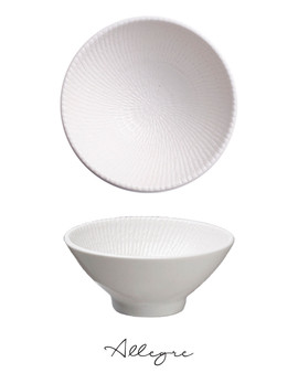 1.9 L Serving V-Bowl for 4 to 5 Persons 9 in. - Urban White