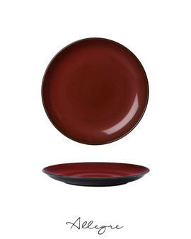 8.5 in. Salad Plate - Rustic Crimson