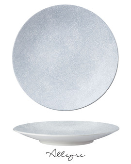 12.25 in. Show Plate/ Serving Plate for 6 to 8 Persons - Urban Grey