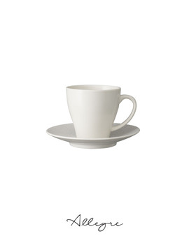 217 ml Coffee/ Tea Cup with 6 in. Saucer - Urban Grey