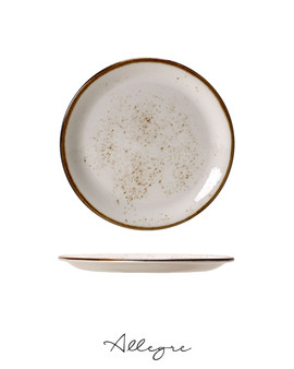 9 in. Salad Plate - Speckled White