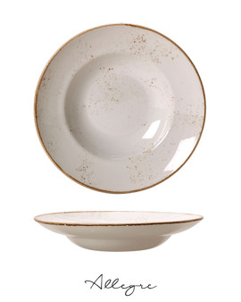 345 ml Soup/ Pasta Plate 10.75 in. - Speckled White