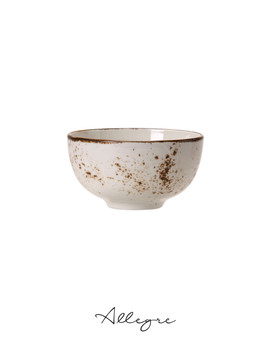 470 ml Bowl for soup, cereal, and congee 5 in. - Speckled White