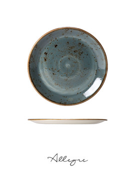 9 in. Salad Plate  - Speckled Blue