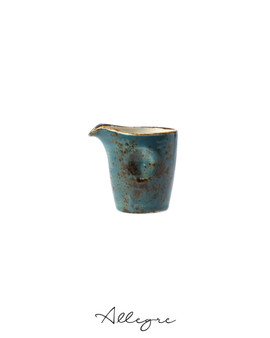 85 ml Mini Sauce Boat/ Creamer - Speckled Blue