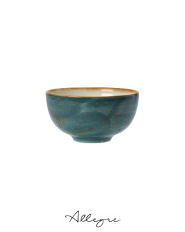 470 ml Bowl for soup, cereal, and congee 5 in. - Speckled Blue