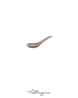 5 in. Chinese Spoon - Rustic Chestnut