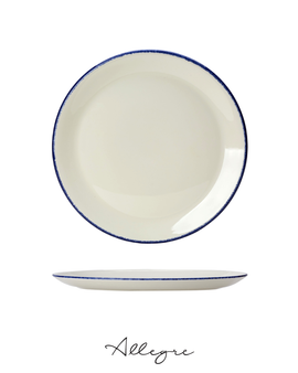 10 in. Dinner Plate/ Serving Plate for 2 to 3 Persons - Azure