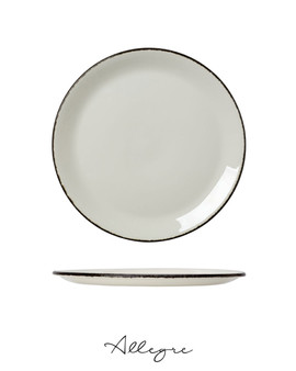 10 in. Dinner Plate/ Serving Plate for 2 to 3 Persons - Charcoal