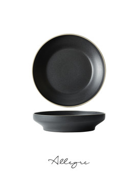 8 in. Raised Salad/ Pasta Plate 663 ml - MOD Roasted Sesame