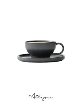 240 ml Coffee/ Cappuccino Cup and 6 in. Saucer - MOD Roasted Sesame