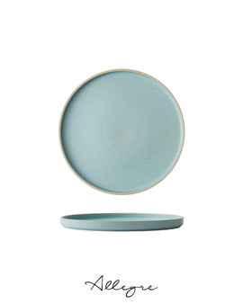 7.75 in. Dessert/Cake Plate - MOD Frosted Blue