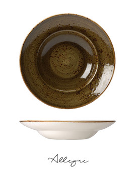 345 ml Soup/ Pasta Plate 10.75 in. - Speckled Brown