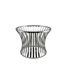 S/S Round Buffet Stand/ Riser B, 10.4 in. - Allegre