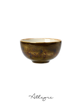 470 ml Bowl for soup, cereal, and congee 5 in. - Speckled Brown