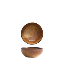 5.5 in. Bowl for Soup, Cereal, Congee 340 ml - WoodFire Dark Oak